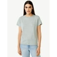 thumbnail image 1 of Free Assembly Women's Ringer Tee with Short Sleeves, Sizes XS-XXXL, 1 of 6