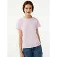 thumbnail image 1 of Free Assembly Women's Ringer Tee with Short Sleeves, Sizes XS-XXXL, 1 of 5