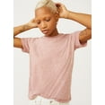 thumbnail image 1 of Free Assembly Women's Ringer Tee with Short Sleeves, Sizes XS-XXXL, 1 of 8