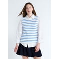 thumbnail image 1 of Free Assembly Women's Roll Neck Cotton Sweater Shell, Lightweight, Sizes XS-XXL, 1 of 5