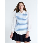 Women's Roll Neck Cotton Sweater Shell, Lightweight, Sizes XS-XXL