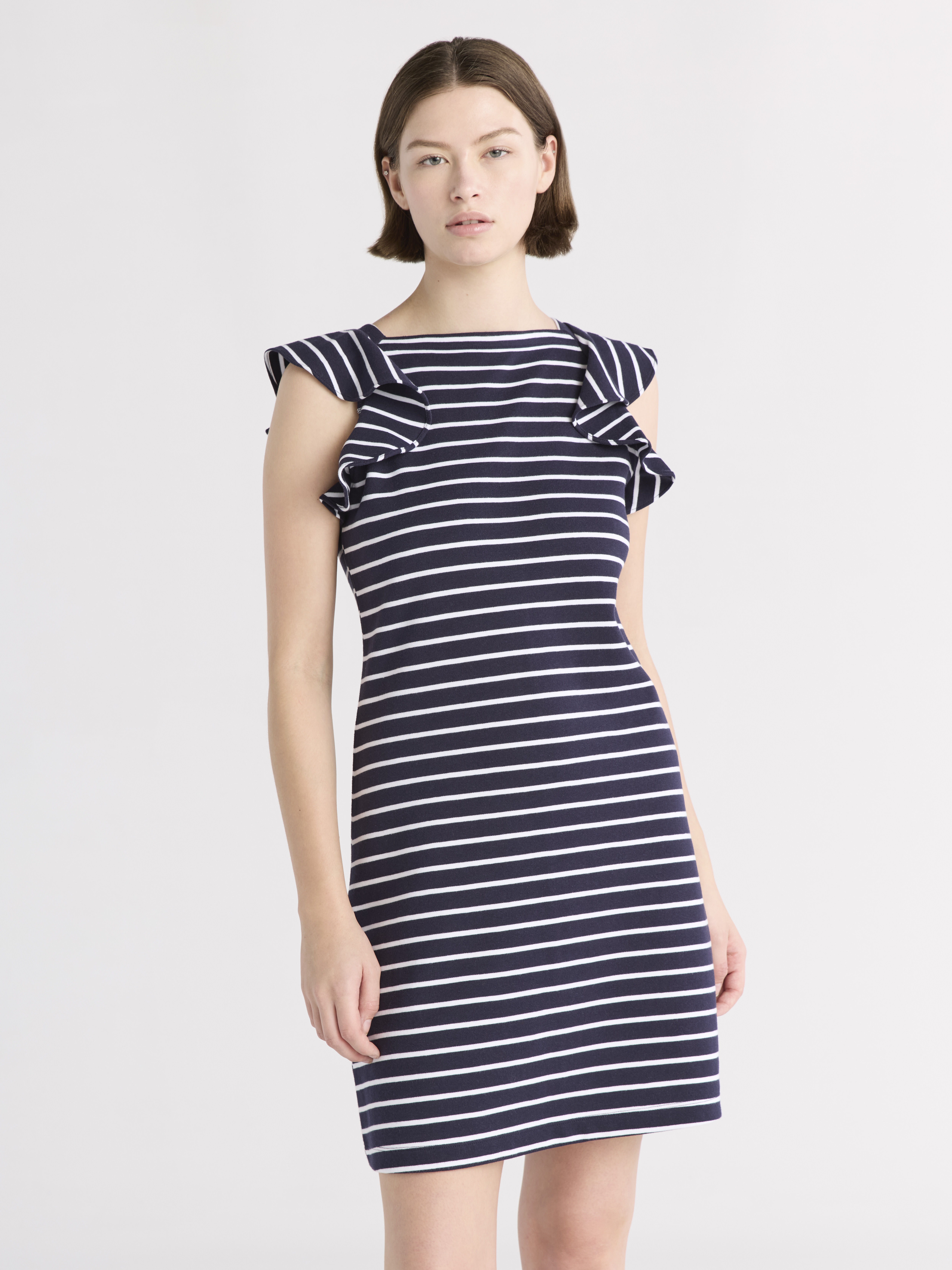 Free Assembly Women's Ruffle Sleeve Tank Dress, Sizes XS-4X