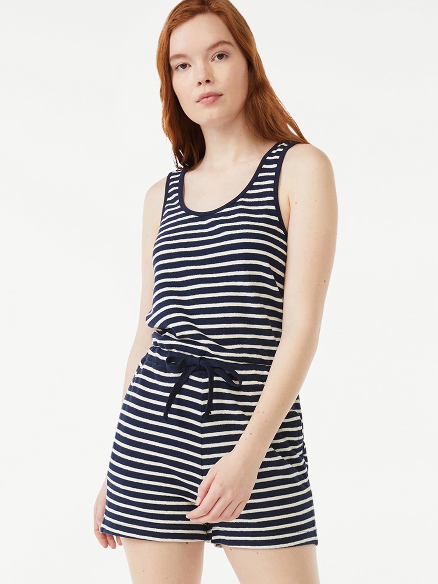 Free Assembly Women's Scoop Neck Romper