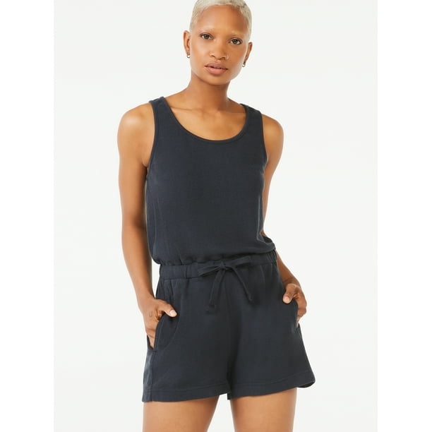 Free Assembly Women's Scoop Neck Romper