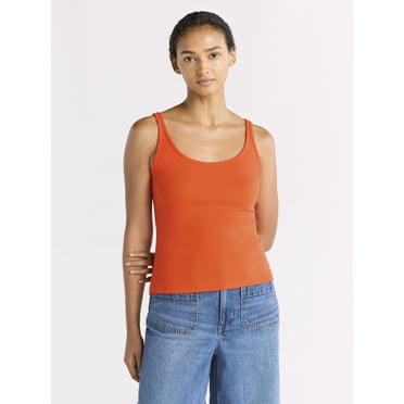 Free Assembly Women's Scoop Neck Tank Top, Sizes XS-XXL