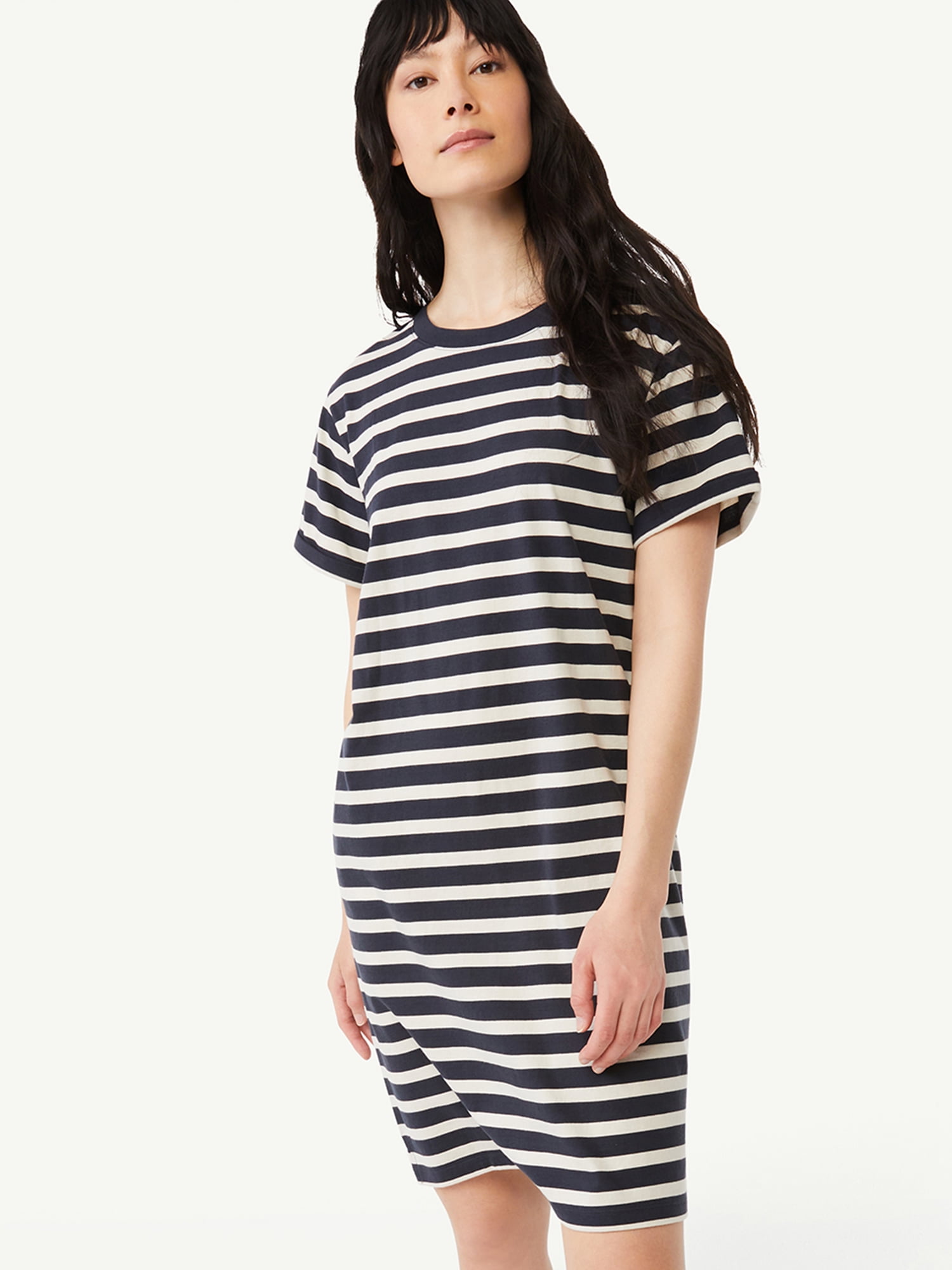 Short Sleeve T-Shirt Combo Dress