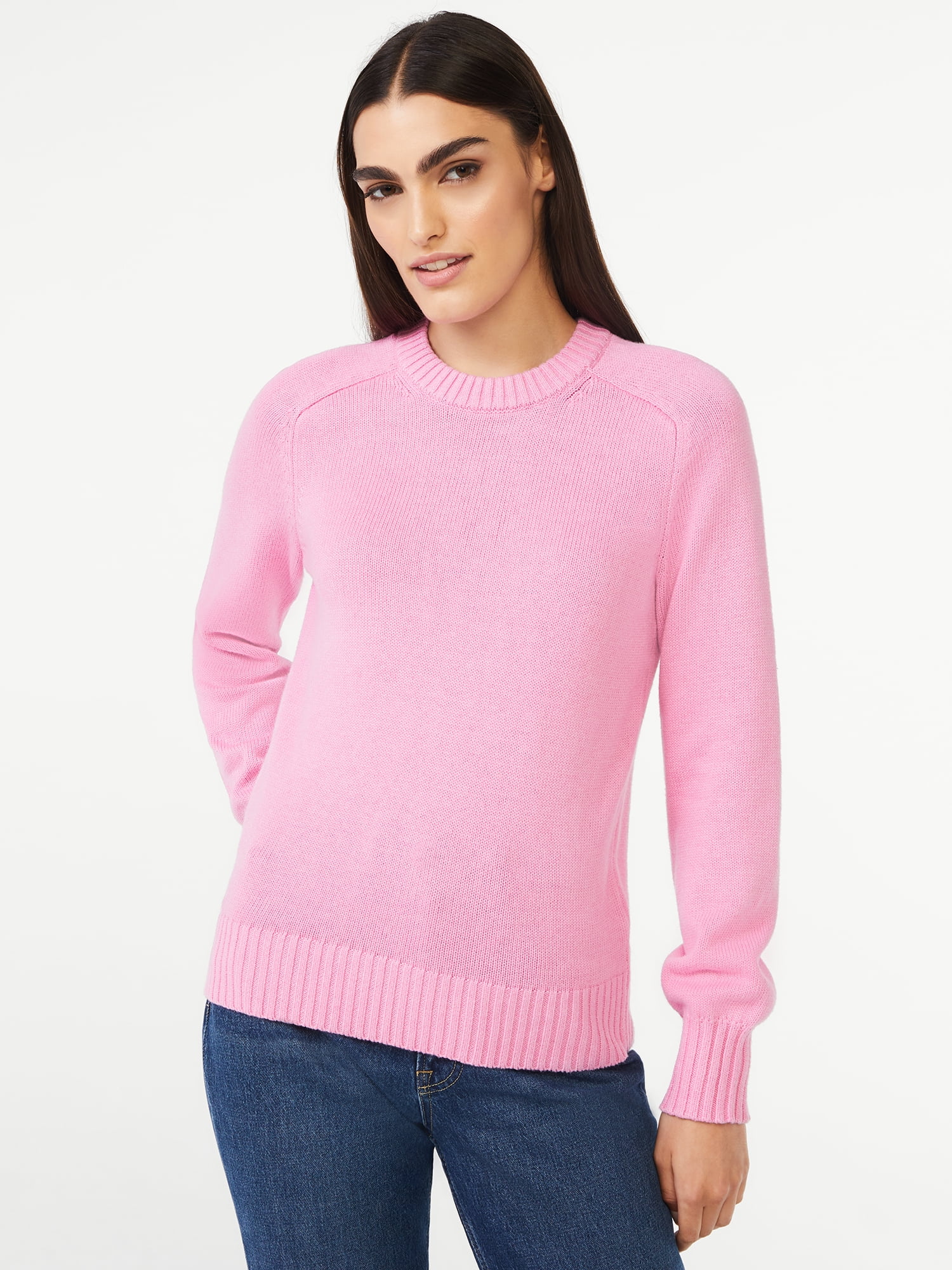 Free Assembly Women’s Shrunken Crewneck Sweater