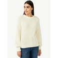 thumbnail image 1 of Free Assembly Women’s Shrunken Raglan Sweater with Long Sleeves, 1 of 6
