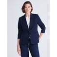 thumbnail image 1 of Free Assembly Women's Single Breasted Pinstripe Blazer, Sizes XS-XXL, 1 of 5