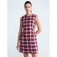 thumbnail image 1 of Free Assembly Women's and Women's Plus Sleeveless Tweed Mini Dress, Sizes 0-28, 1 of 6