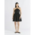 thumbnail image 1 of Free Assembly Women's Sleeveless Halter Fit and Flare Cotton Mini Dress, XS-XXL, 1 of 4