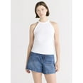 thumbnail image 1 of Free Assembly Women's Sleeveless Halter Tank Top, Sizes XS-XXL, 1 of 6