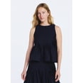thumbnail image 1 of Free Assembly Women's Sleeveless Pintuck Peplum Top, Sizes XS-XXL, 1 of 5