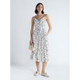 thumbnail image 1 of Free Assembly Women's Linen Blend Sleeveless Belted Midi Dress, Sizes XS-XXL, 1 of 4