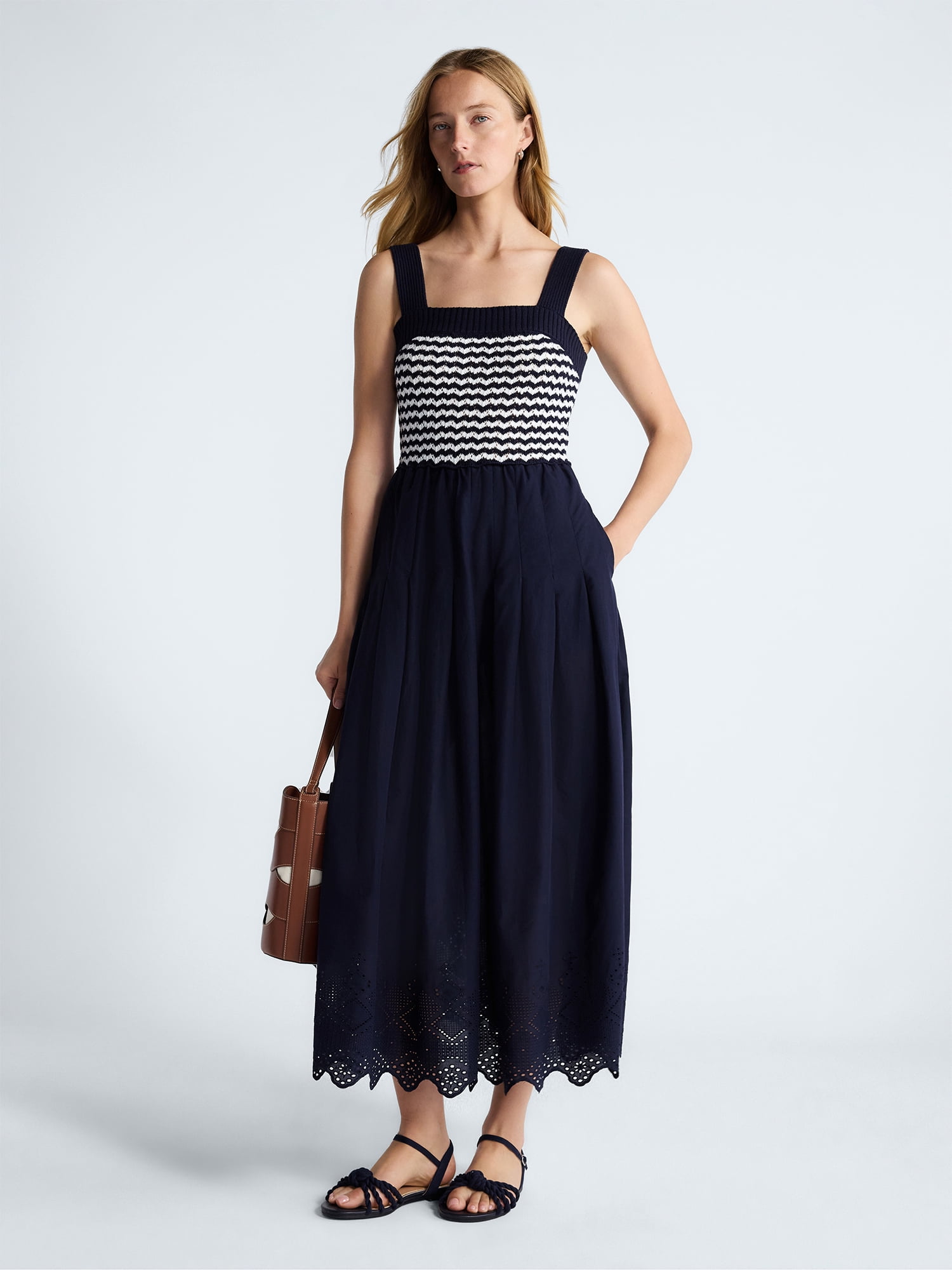 Free Assembly Women's Sleeveless Textured Mixy Dress, Sizes, XS-XXL