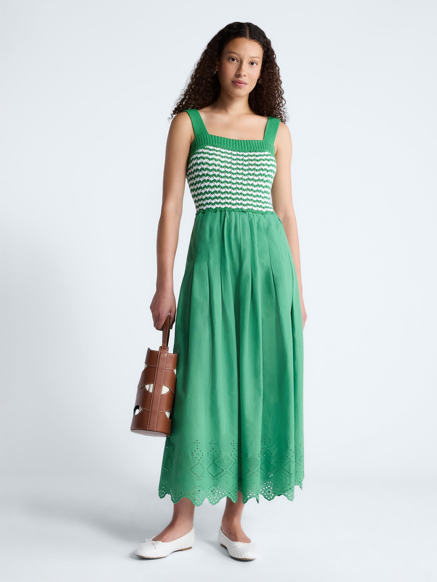 Free Assembly Women's Sleeveless Textured Mixy Dress, Sizes, XS-XXL