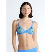 Free Assembly Women's Beaded Demi Underwire Bikini Top, Sizes XS-XL