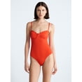 thumbnail image 1 of Free Assembly Women's Scalloped Balconette Underwire One Piece Swimsuit, Sizes XS-XL, 1 of 5