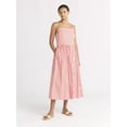 thumbnail image 1 of Free Assembly Women's Sleeveless Square Neck Midi Dress, Sizes XS-XXL, 1 of 4