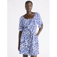 thumbnail image 1 of Free Assembly Women's Square Neck Mini Dress, Sizes XS-XXL, 1 of 2