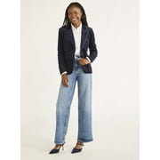 Free Assembly Women's and Women's Plus Stretch Velvet Blazer, Sizes XS-4X