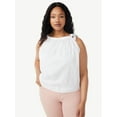thumbnail image 1 of Free Assembly Women's Tie Neck Tank Top, 1 of 5
