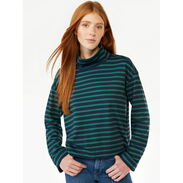 Walmart turtleneck shop sweater women's