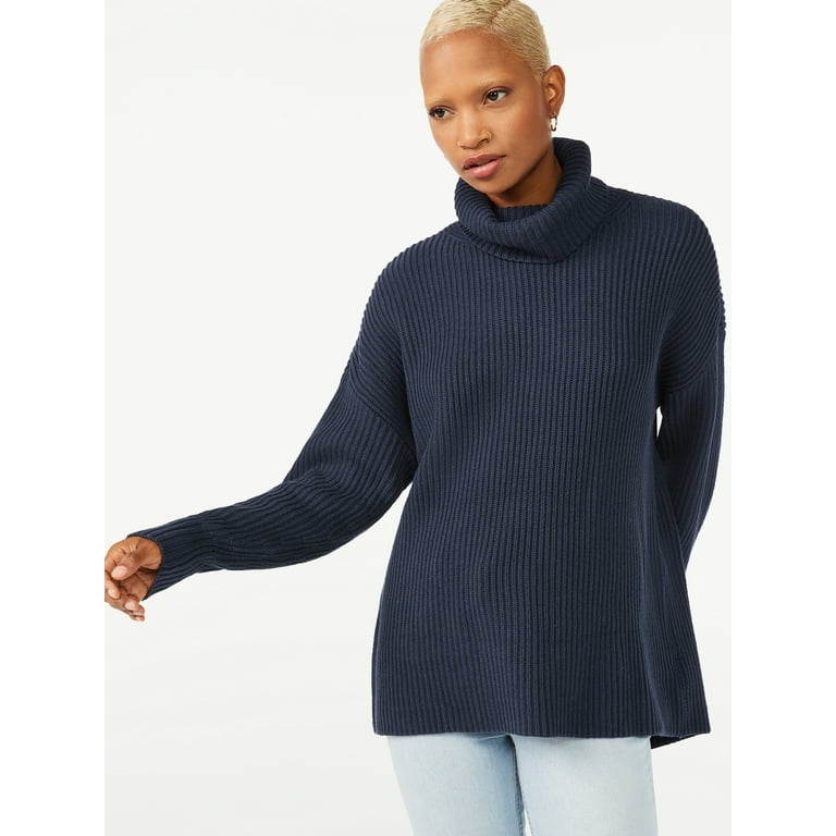 Womens turtleneck tunic sweater clearance
