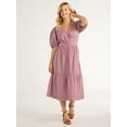 Free Shipping Free Assembly Women #39 s Twist Front Cotton Midi Dress Free Shipping Free Assembly Women #39 s Twist Front Cotton Midi Dress