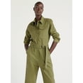 Free Assembly Women's Utility Jumpsuit, 27” Inseam, Sizes XSXXL