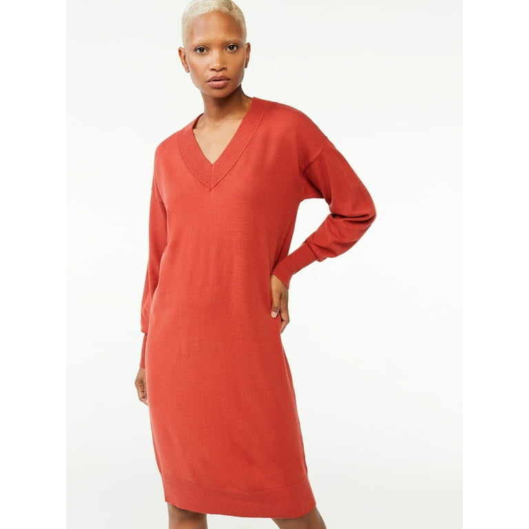 Sweater clearance dress walmart