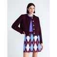 thumbnail image 1 of Free Assembly Women’s and Women's Plus Ruffle Trim Nubby Jacket with Long Sleeves, Sizes XS-4X, 1 of 6