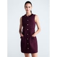 thumbnail image 1 of Free Assembly Women's and Women's Plus Sleeveless Button Front Combo Shift Dress, Sizes XS-4X, 1 of 6