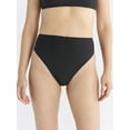 thumbnail image 1 of Free Assembly Women's and Women’s Plus Cheeky High Waisted Bikini Swim Bottoms, Sizes XS-1X, 1 of 5