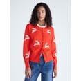 thumbnail image 1 of Free Assembly Women's and Women's Plus Cozy Yarn Cardigan Sweater, Midweight, XS-4X, 1 of 5
