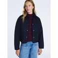 thumbnail image 1 of Free Assembly Women's and Women's Plus Floral Quilted Jacket, Sizes XS-4X, 1 of 6