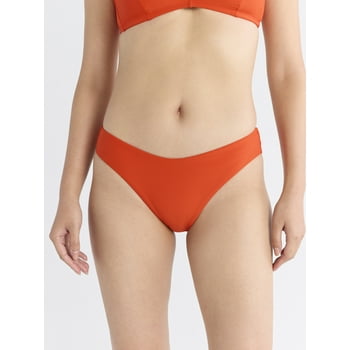 Free Assembly Women's and Women’s Plus Hi Cut Leg Bikini Swim Bottoms, Sizes XS-XL