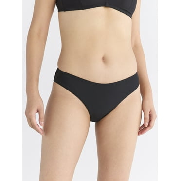 Free Assembly Women's and Women’s Plus Hi Cut Leg Bikini Swim Bottoms, Sizes XS-XL