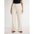 thumbnail image 1 of Free Assembly's Women's and Women's Plus Wide Leg Jeans with Patch Pockets, 30", 32", and 34" Inseams, Sizes 0-28, 1 of 5