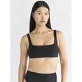 thumbnail image 1 of Free Assembly Women's and Women's Plus Size Square Neck Bikini Top, Sizes XS-1X, 1 of 5