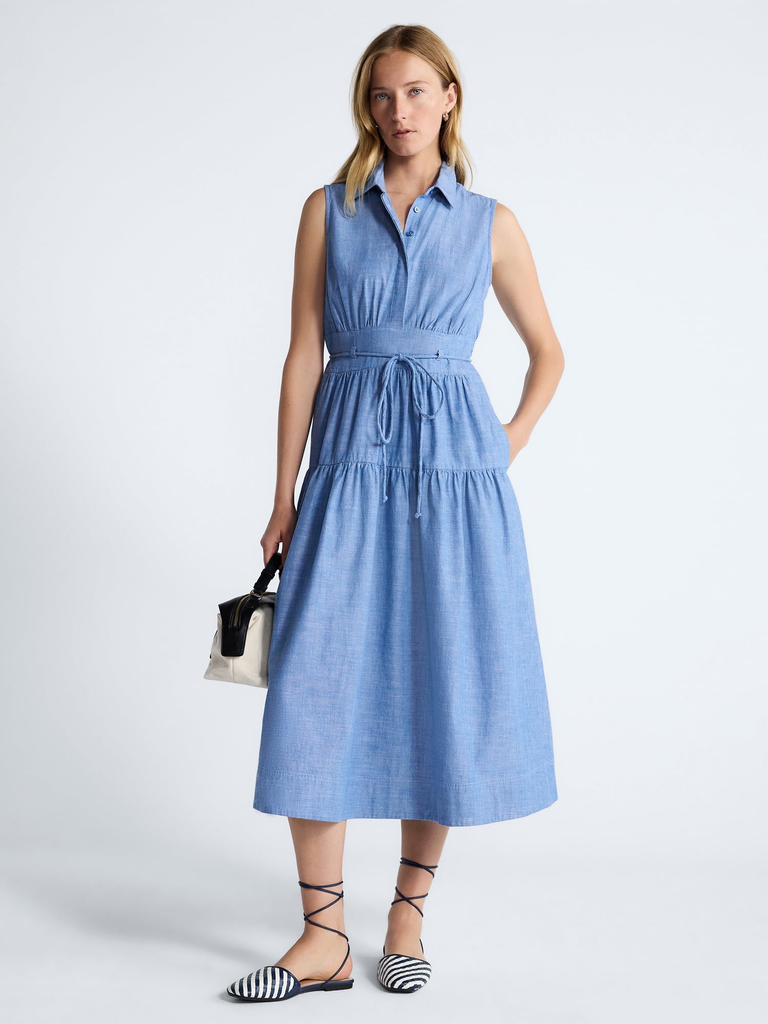 blue sleeveless shirt dress Amazon.com: Amazon Essentials Women's Sleeveless Summer Shirtdress,  Relaxed-Fit Woven Shirt Dress, Aqua Blue Poppy, X-Small : Clothing, Shoes &  Jewelry