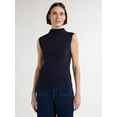 thumbnail image 1 of Free Assembly Women’s and Women's Plus Sleeveless Mock Neck Top, Sizes XS-4X, 1 of 5
