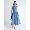 thumbnail image 1 of Free Assembly Women’s and Women's Plus Sleeveless Cotton Racer Back Maxi Dress, Sizes XS-4X, 1 of 4