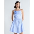 thumbnail image 1 of Free Assembly Women's and Women's Plus Cotton 3D Floral Mini Dress, Sizes 0-26W, 1 of 5