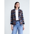 thumbnail image 1 of Free Assembly Women's and Women's Plus The Belmont Plaid Single Breasted Blazer, Sizes XS-4X, 1 of 6