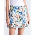 thumbnail image 1 of Free Assembly Women's and Women's Plus High-Rise Jacquard Mini Skirt, Sizes 0-28W, 1 of 7