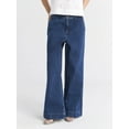 thumbnail image 1 of Free Assembly Women's Wide Leg Trouser Jeans, 28", 30", and 32" Inseams, Sizes 0-18, 1 of 6