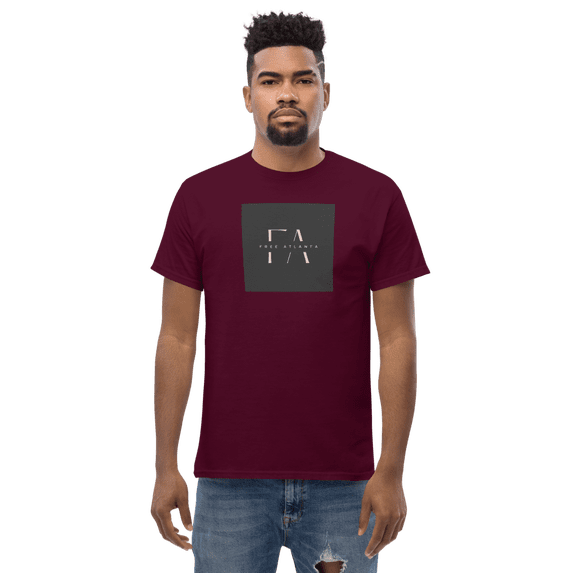 Free Atlanta Black Graph Tee (Maroon, 2XL)