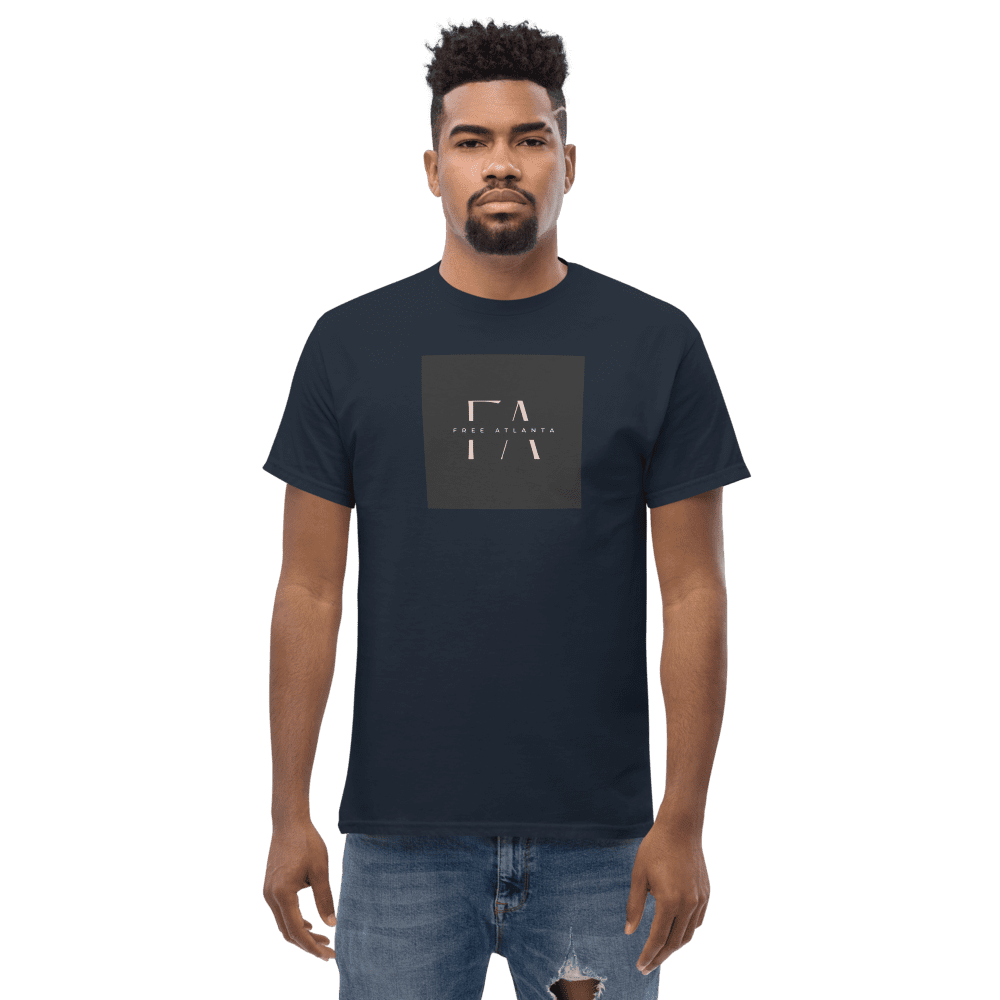 Free Atlanta Black Graph Tee (Navy, L) - Walmart.com