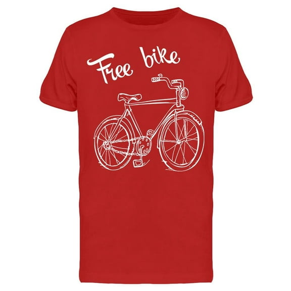 Free Bike T-Shirt Men -Image by Shutterstock, Male Large